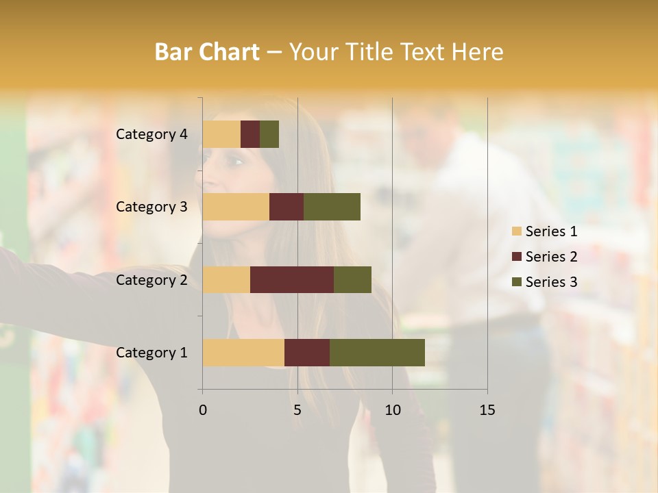 Walk Turning Shopping PowerPoint Template