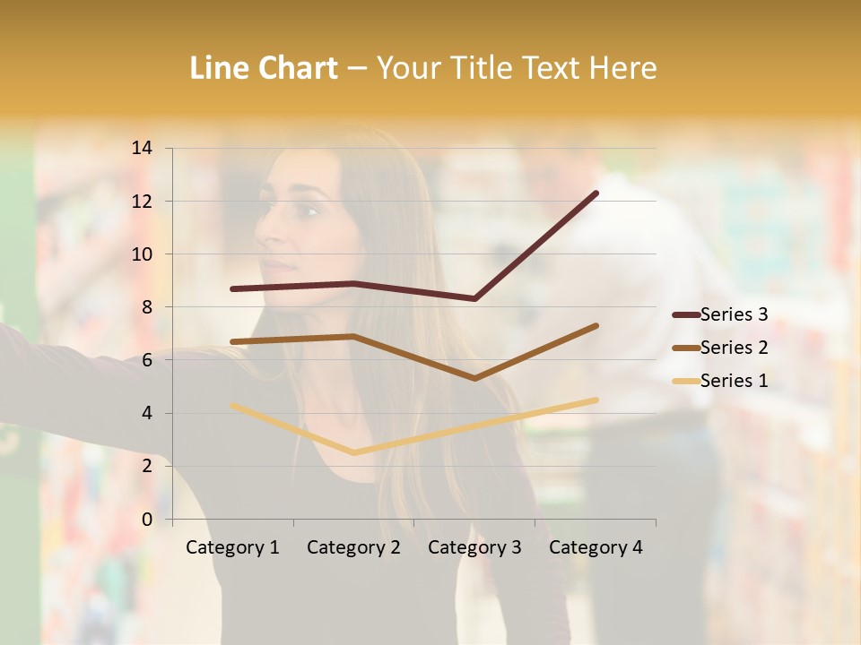 Walk Turning Shopping PowerPoint Template