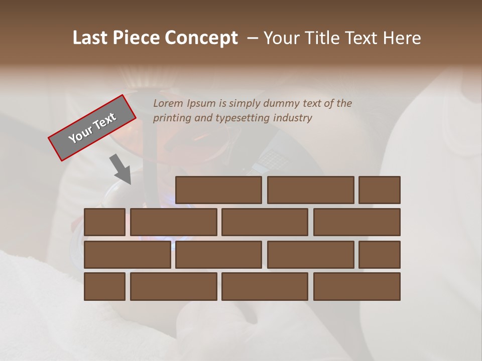 Child Orthodontics Closeup PowerPoint Template