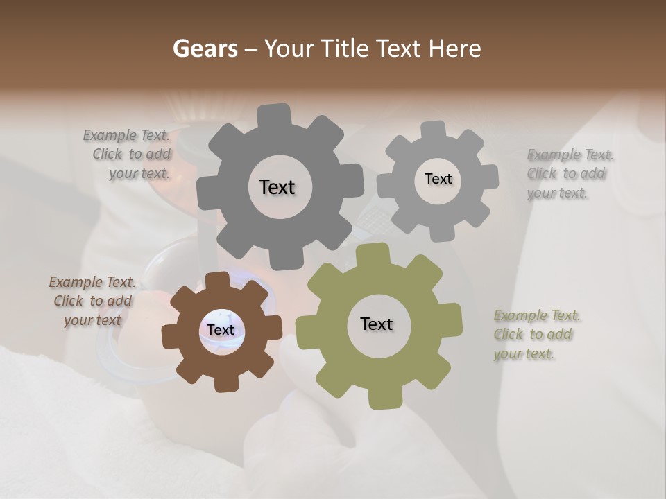 Child Orthodontics Closeup PowerPoint Template