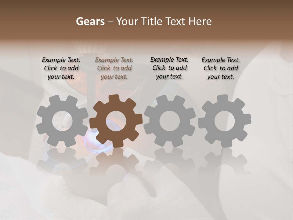 Child Orthodontics Closeup PowerPoint Template