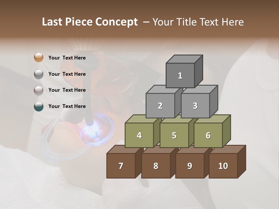 Child Orthodontics Closeup PowerPoint Template