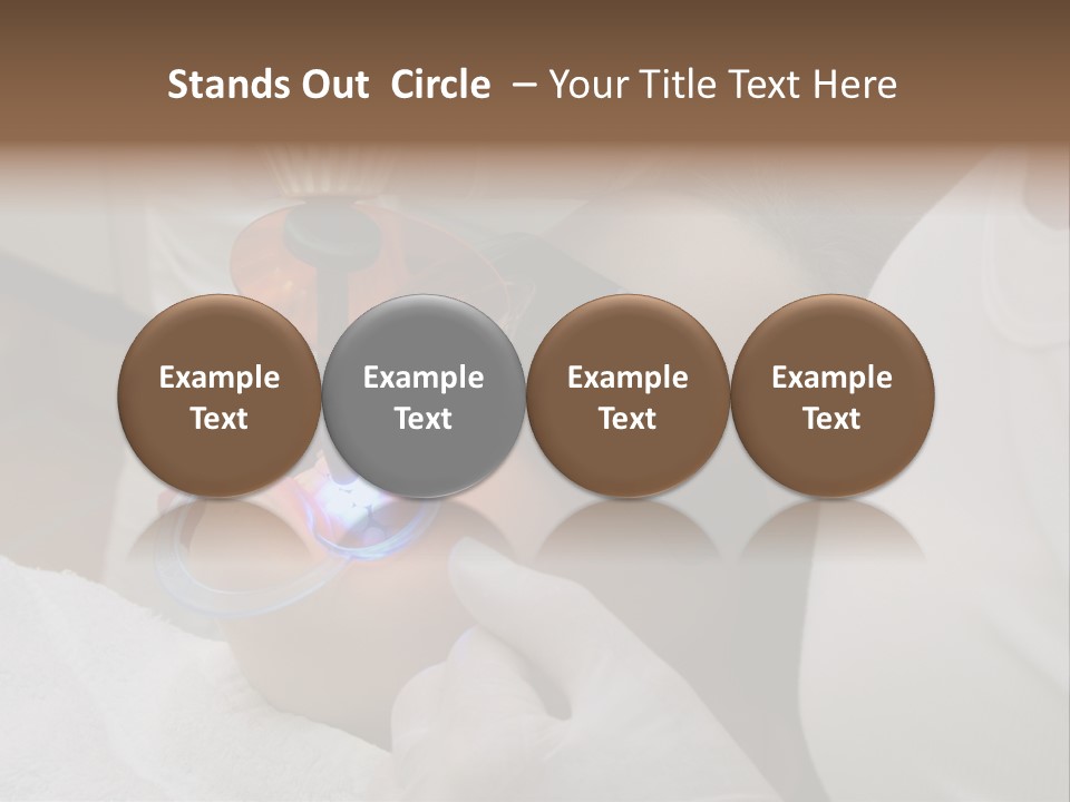 Child Orthodontics Closeup PowerPoint Template