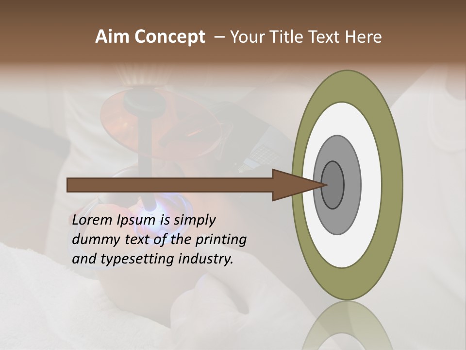 Child Orthodontics Closeup PowerPoint Template