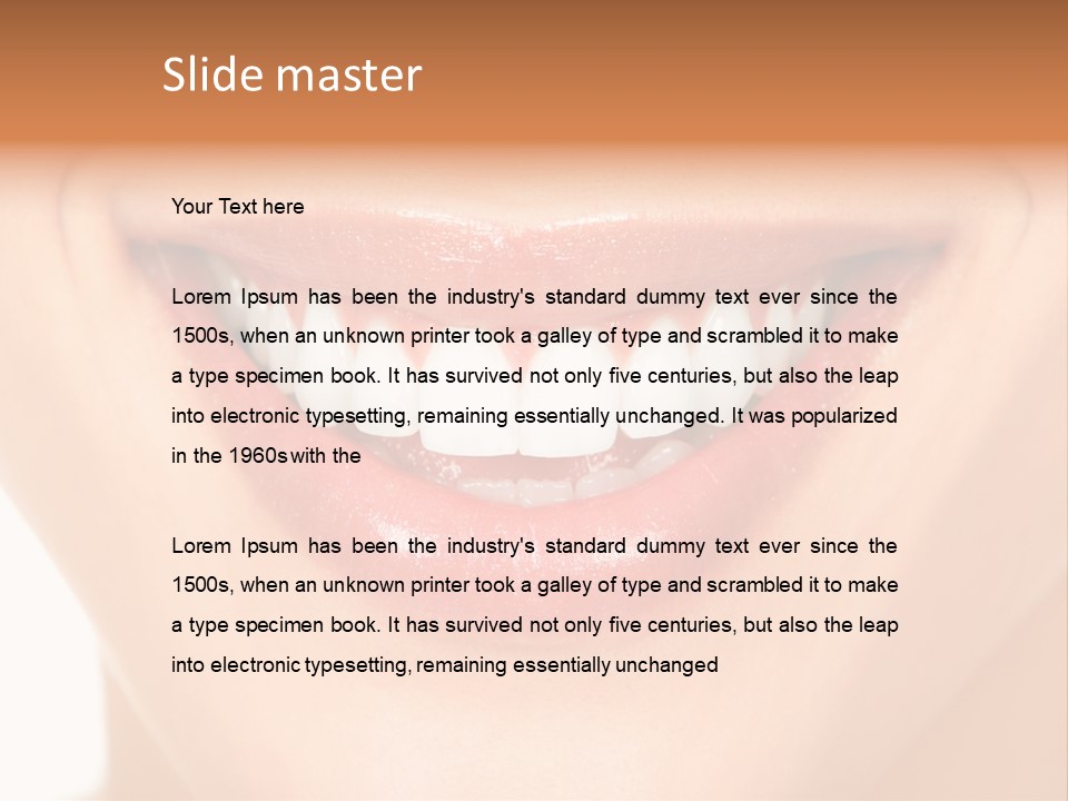 Dentist Person Woman PowerPoint Template