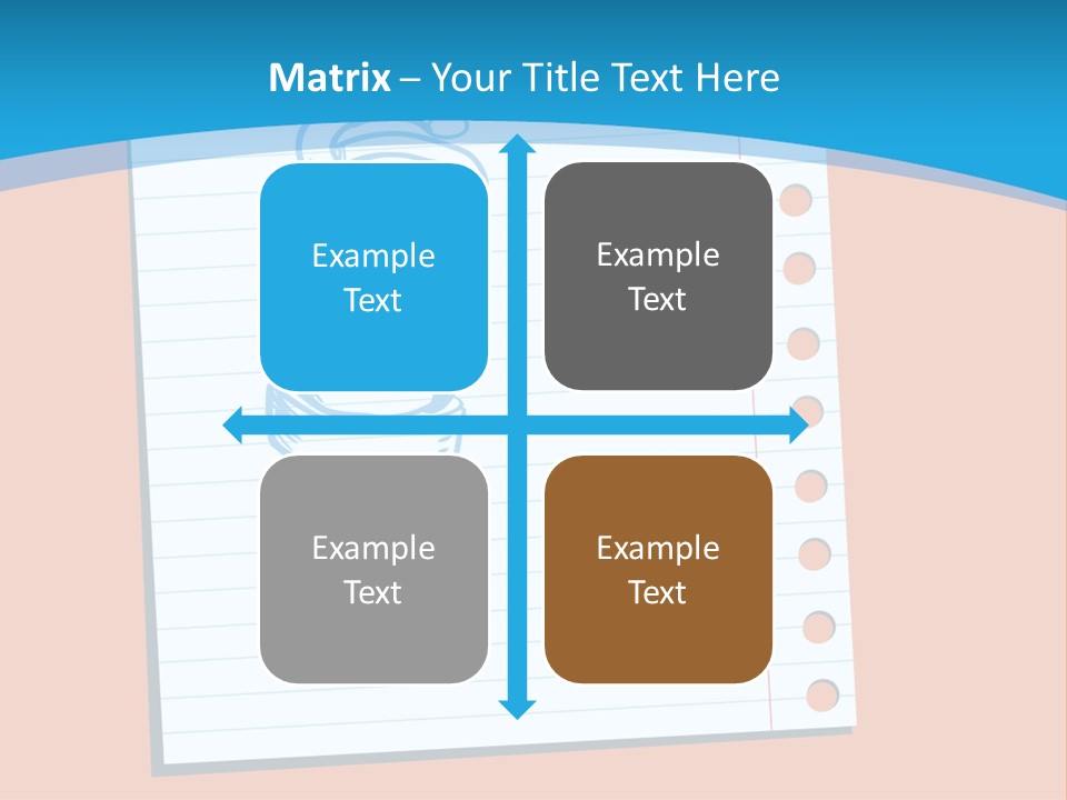 Scribble Notebook Lightbulb PowerPoint Template