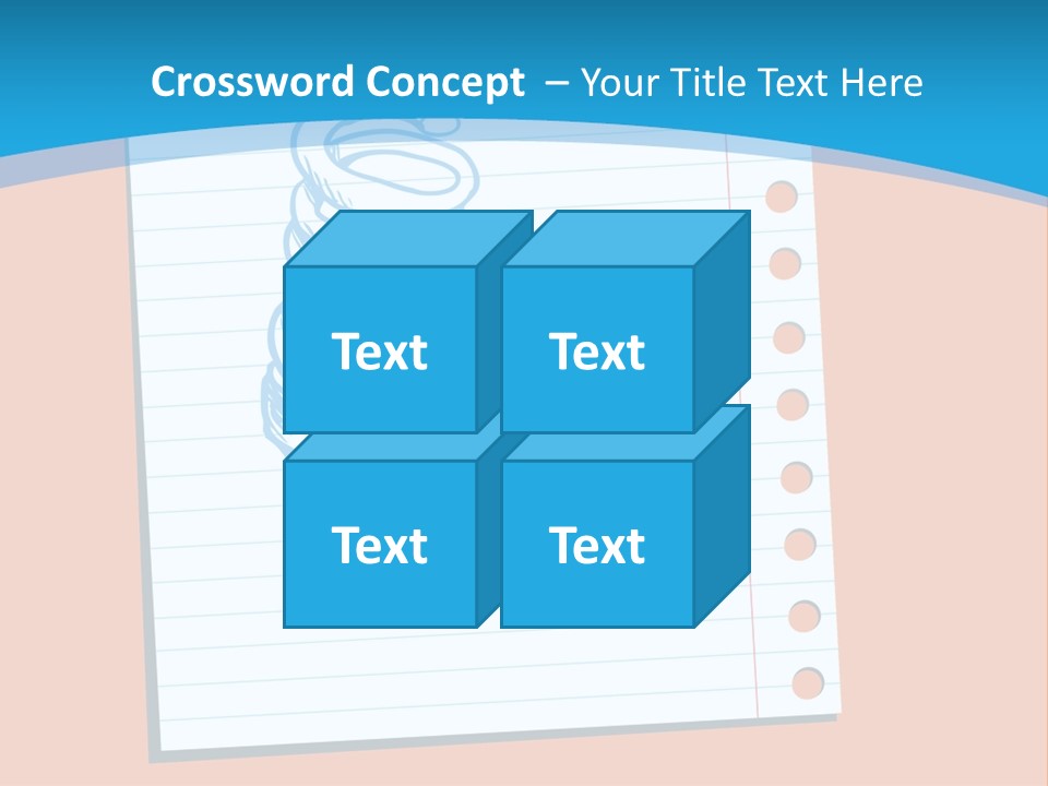 Scribble Notebook Lightbulb PowerPoint Template