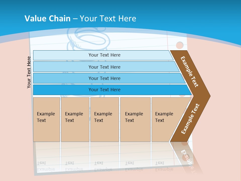 Scribble Notebook Lightbulb PowerPoint Template