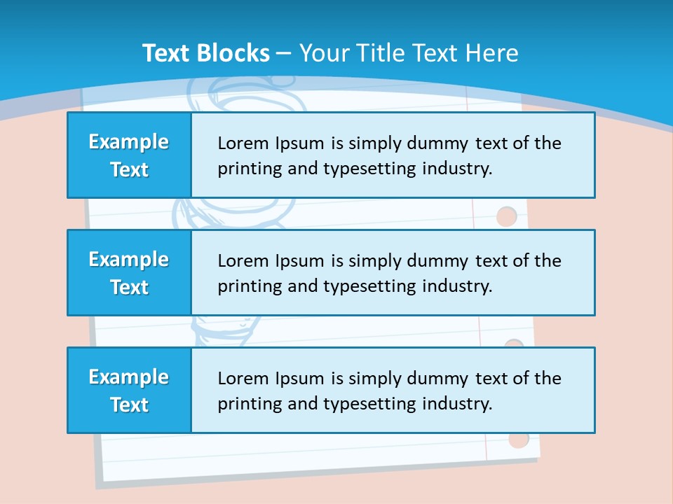 Scribble Notebook Lightbulb PowerPoint Template