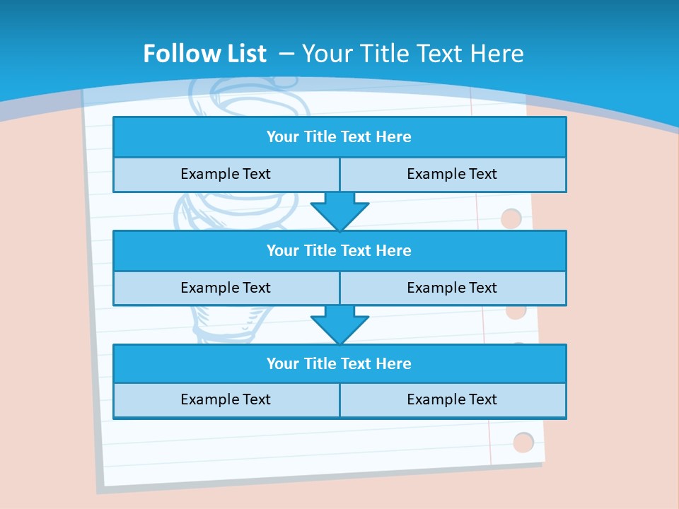 Scribble Notebook Lightbulb PowerPoint Template