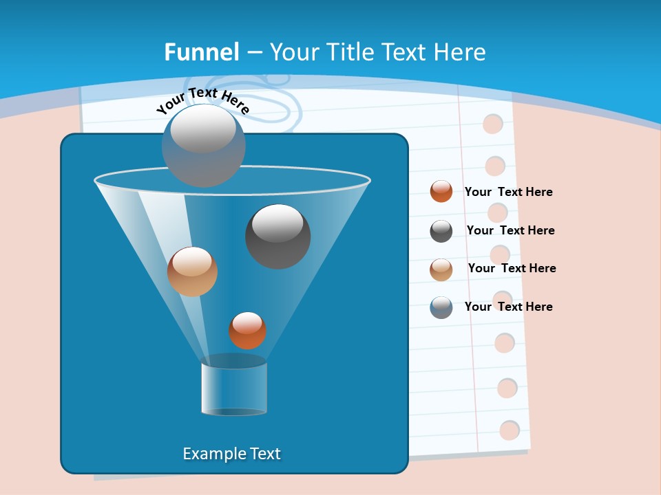Scribble Notebook Lightbulb PowerPoint Template