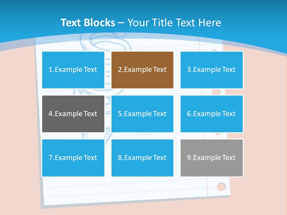 Scribble Notebook Lightbulb PowerPoint Template