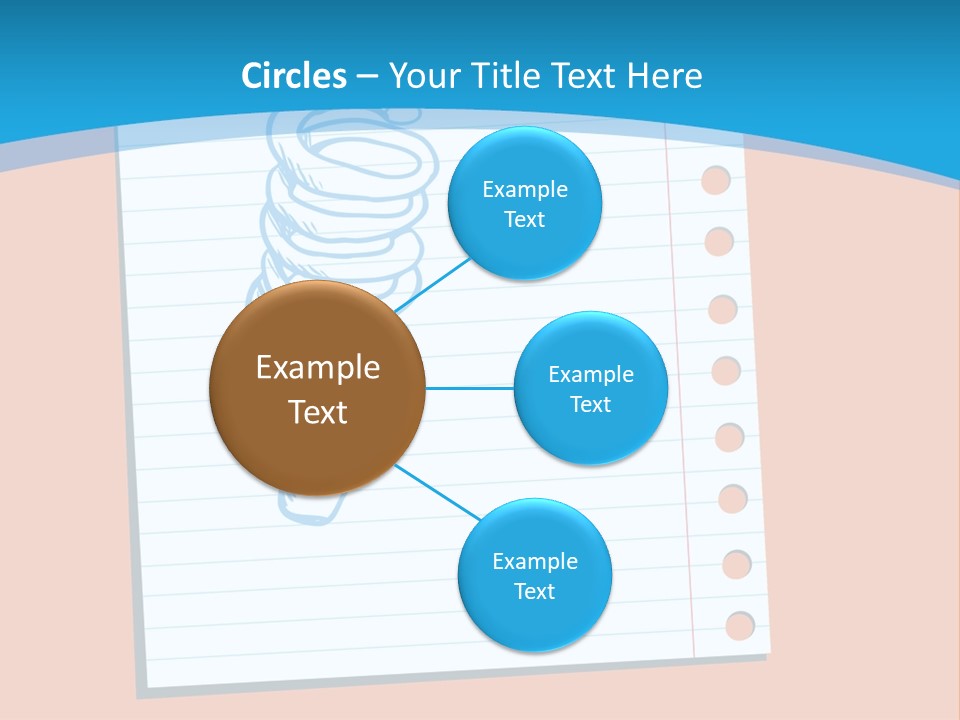 Scribble Notebook Lightbulb PowerPoint Template