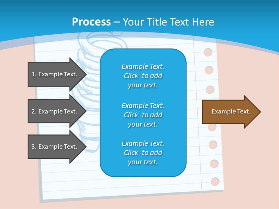 Scribble Notebook Lightbulb PowerPoint Template