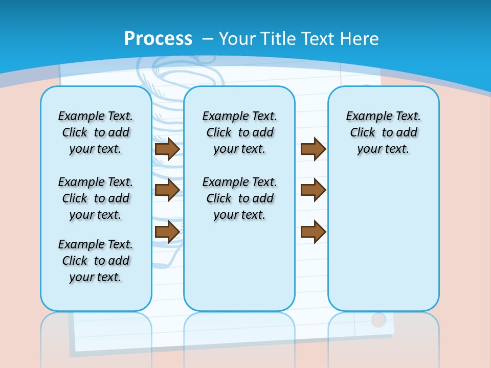 Scribble Notebook Lightbulb PowerPoint Template