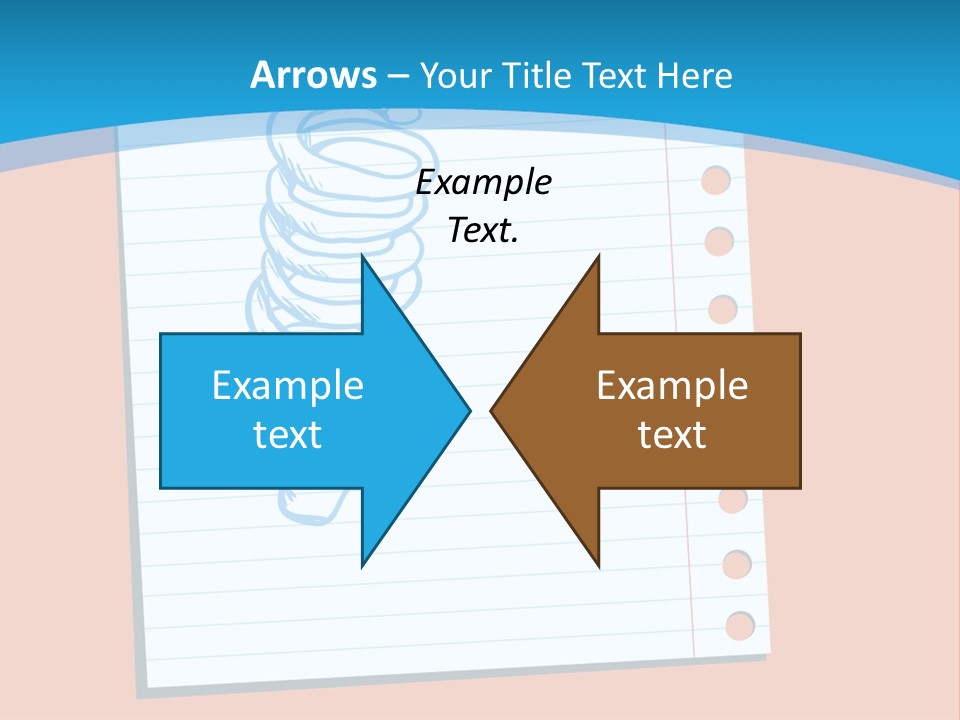 Scribble Notebook Lightbulb PowerPoint Template