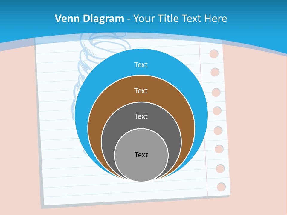 Scribble Notebook Lightbulb PowerPoint Template