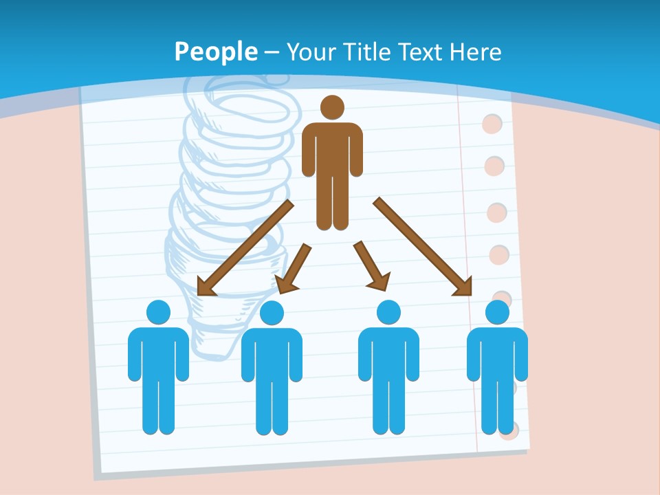 Scribble Notebook Lightbulb PowerPoint Template