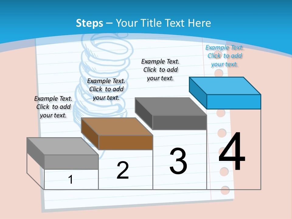 Scribble Notebook Lightbulb PowerPoint Template