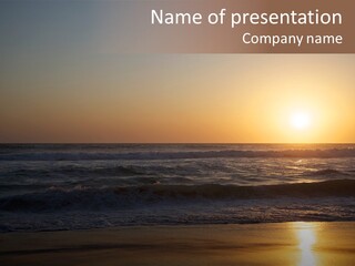 Tropical Beautiful Paradise PowerPoint Template