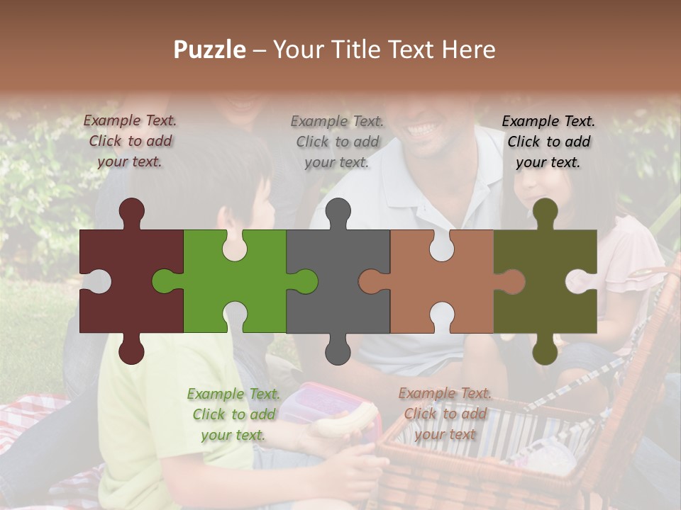 Kid Family Picnic PowerPoint Template