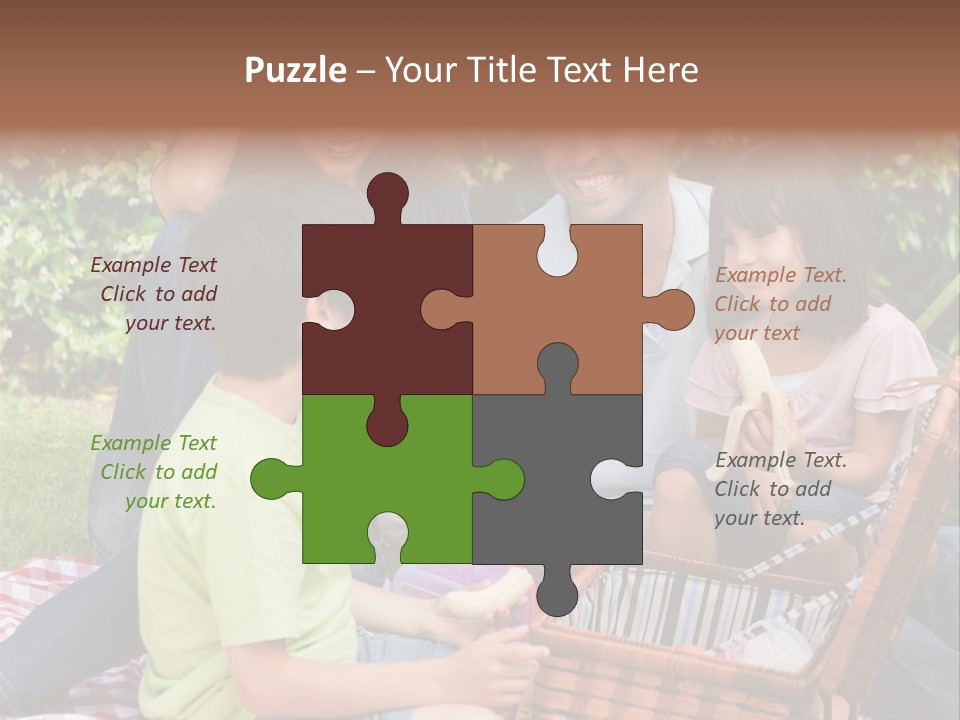 Kid Family Picnic PowerPoint Template