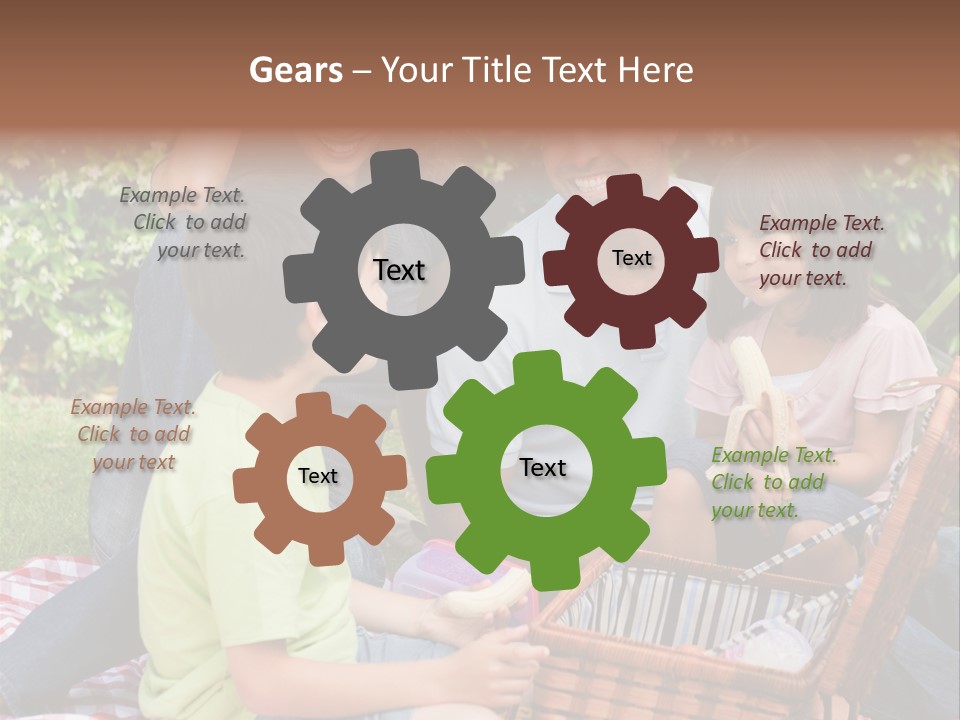 Kid Family Picnic PowerPoint Template