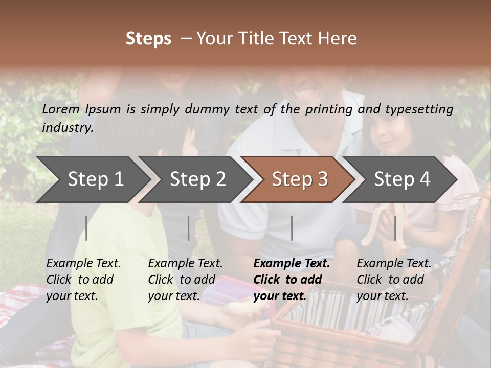 Kid Family Picnic PowerPoint Template