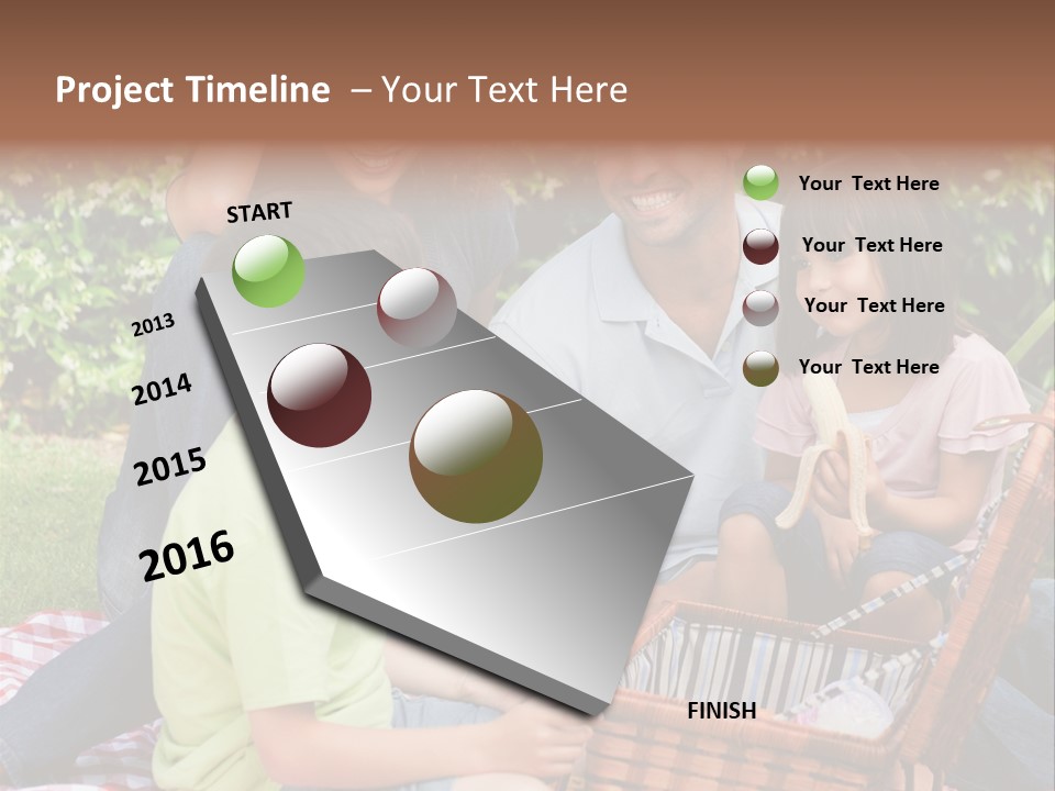 Kid Family Picnic PowerPoint Template