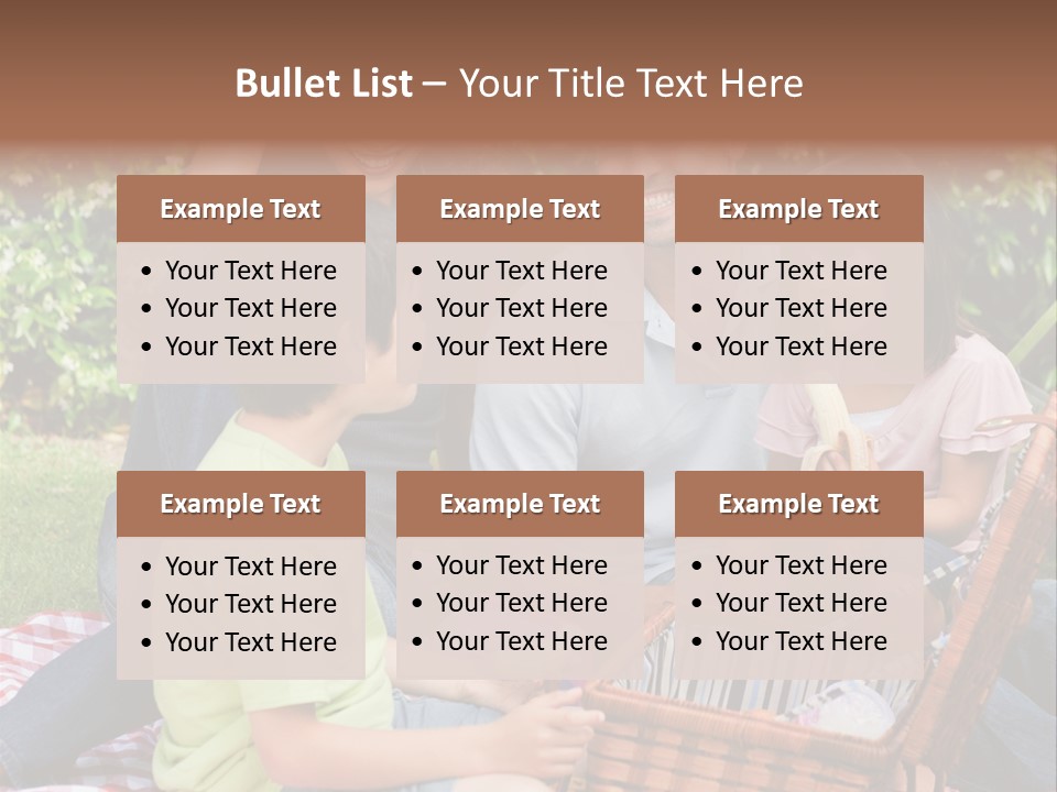 Kid Family Picnic PowerPoint Template