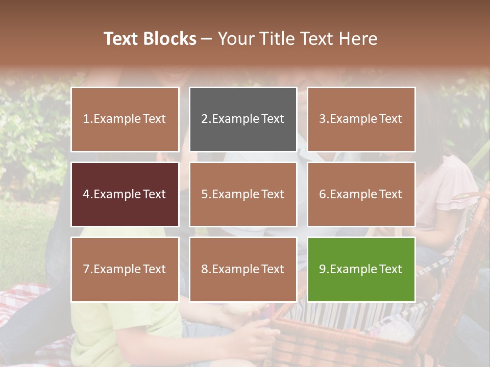 Kid Family Picnic PowerPoint Template