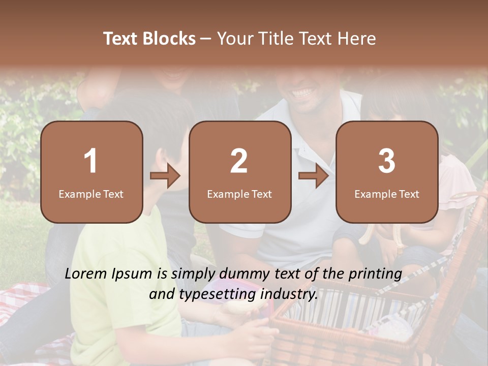 Kid Family Picnic PowerPoint Template