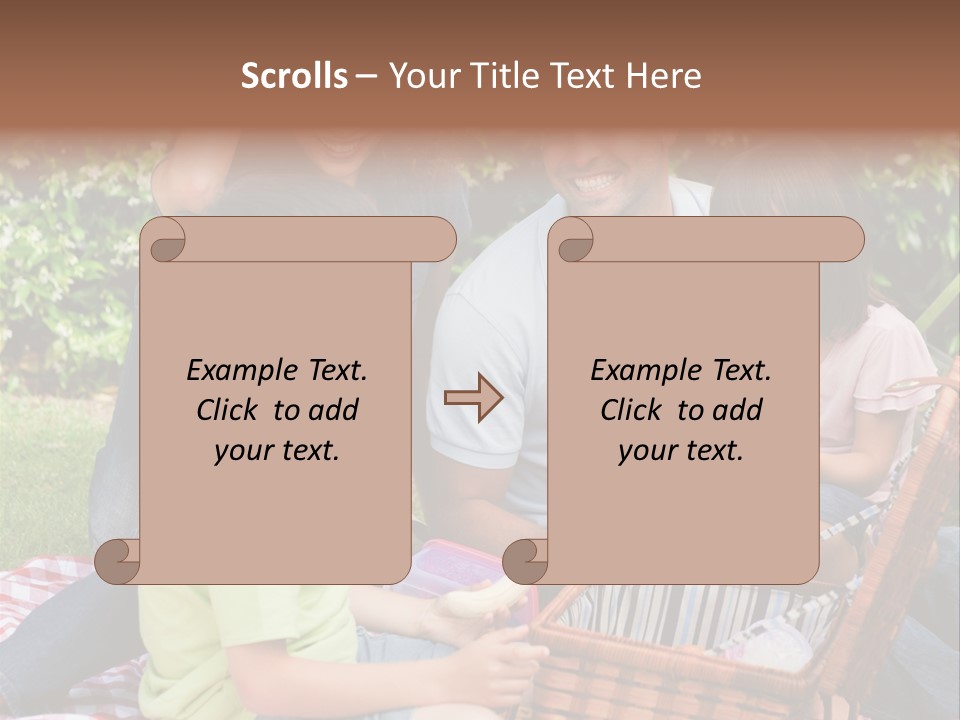 Kid Family Picnic PowerPoint Template