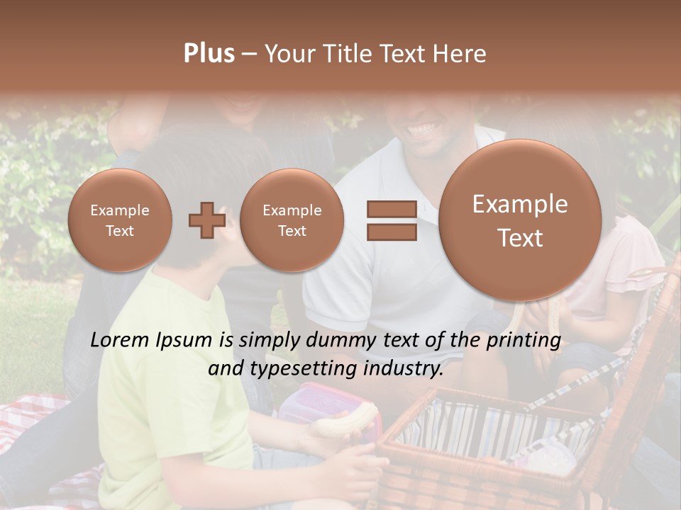 Kid Family Picnic PowerPoint Template