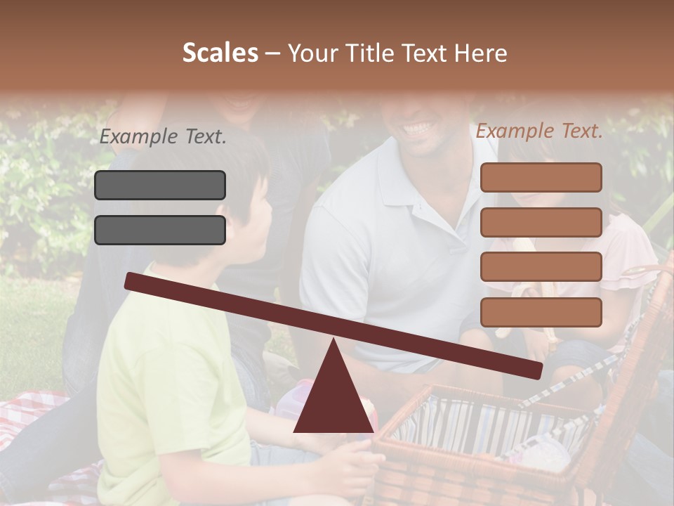 Kid Family Picnic PowerPoint Template