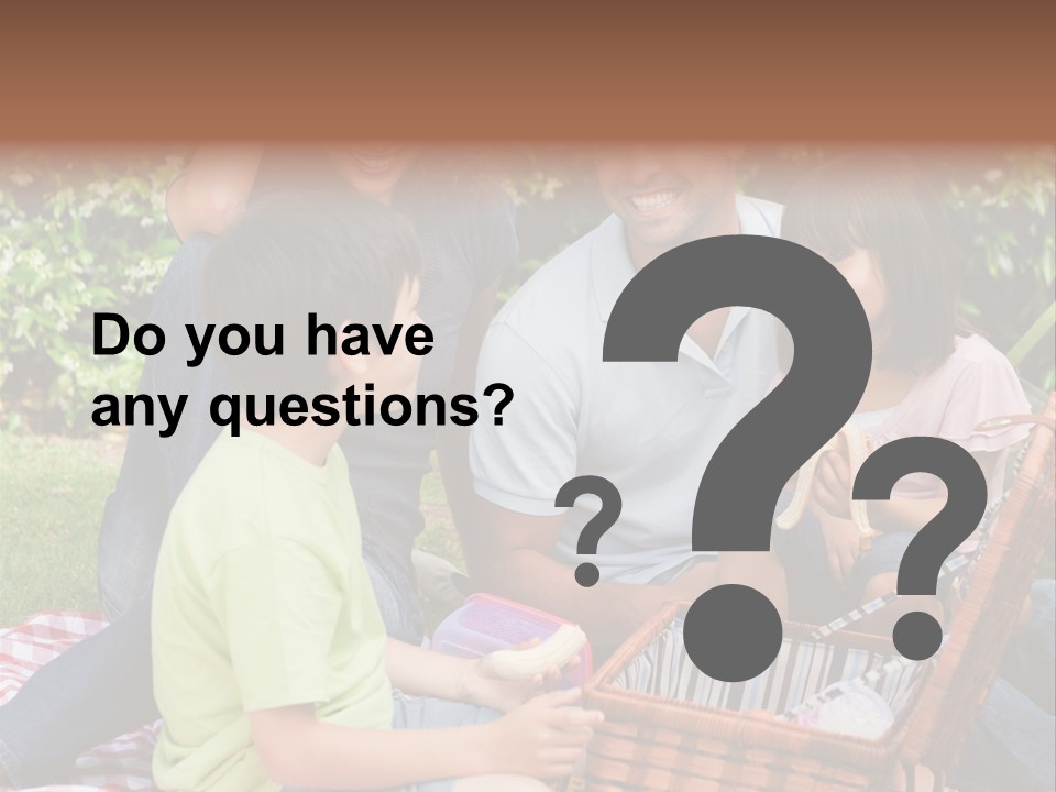 Kid Family Picnic PowerPoint Template