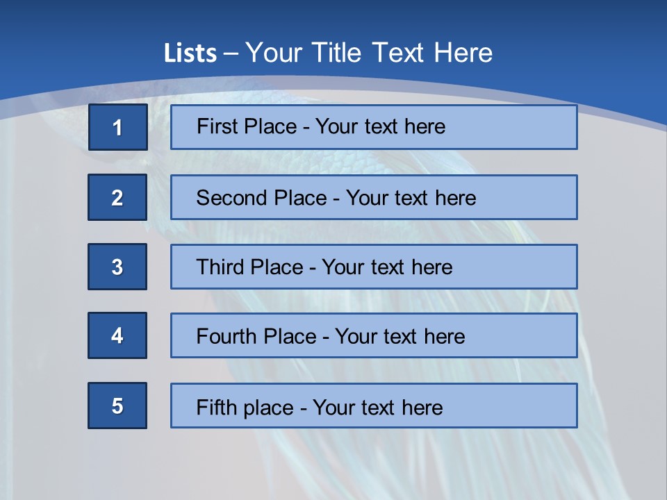 Dive Isolated Siam PowerPoint Template