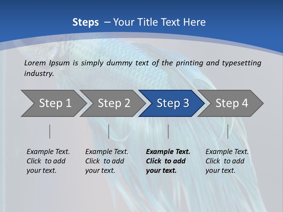 Dive Isolated Siam PowerPoint Template