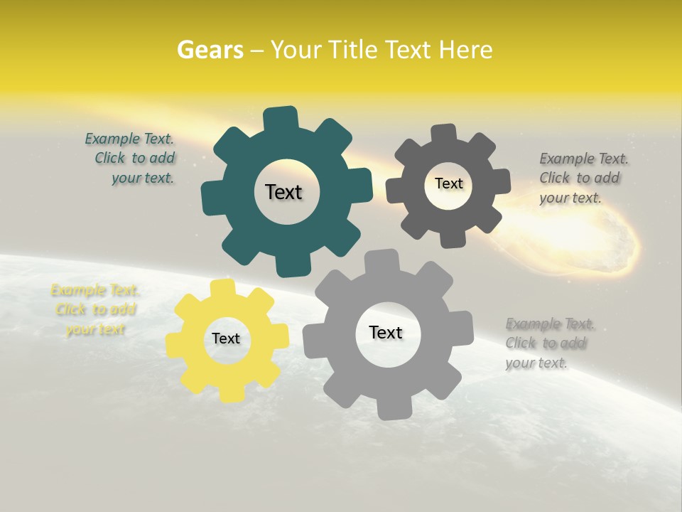 Danger Shower Fiction PowerPoint Template