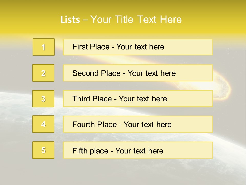 Danger Shower Fiction PowerPoint Template