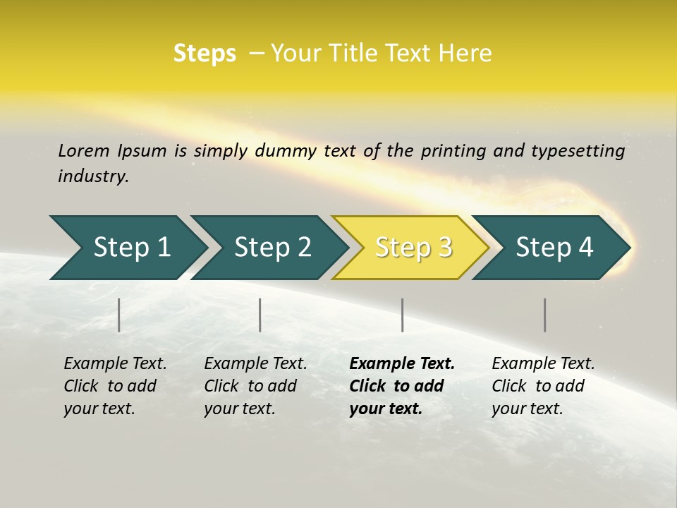 Danger Shower Fiction PowerPoint Template