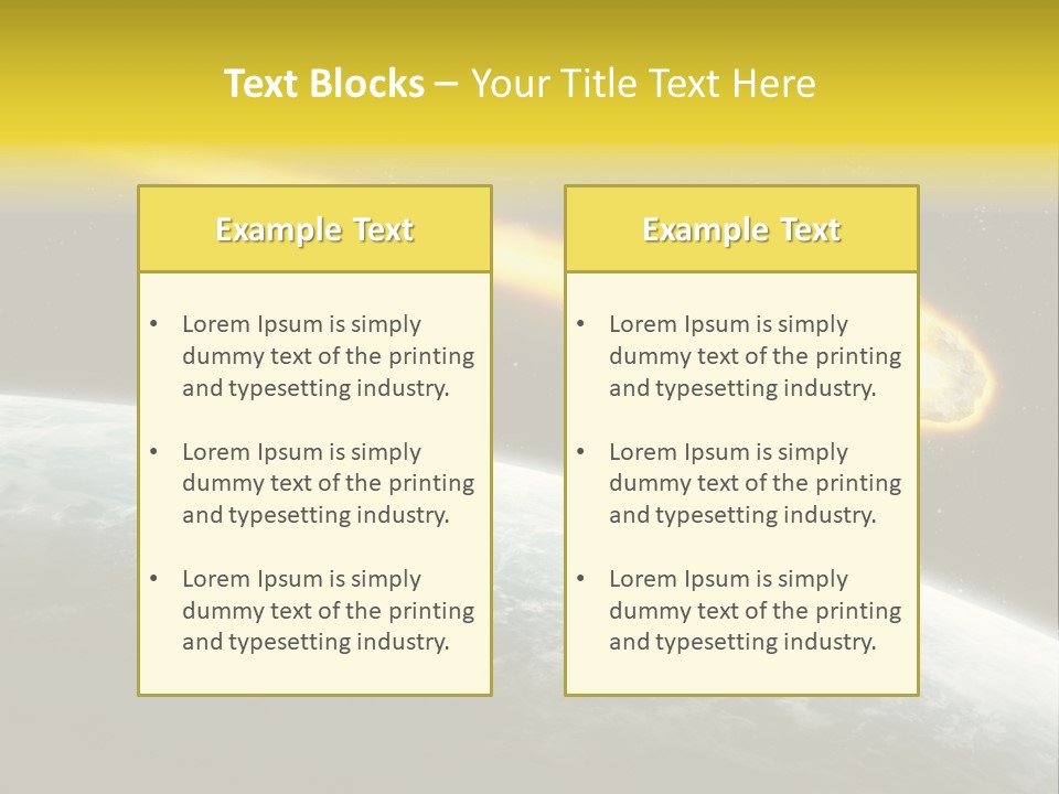 Danger Shower Fiction PowerPoint Template