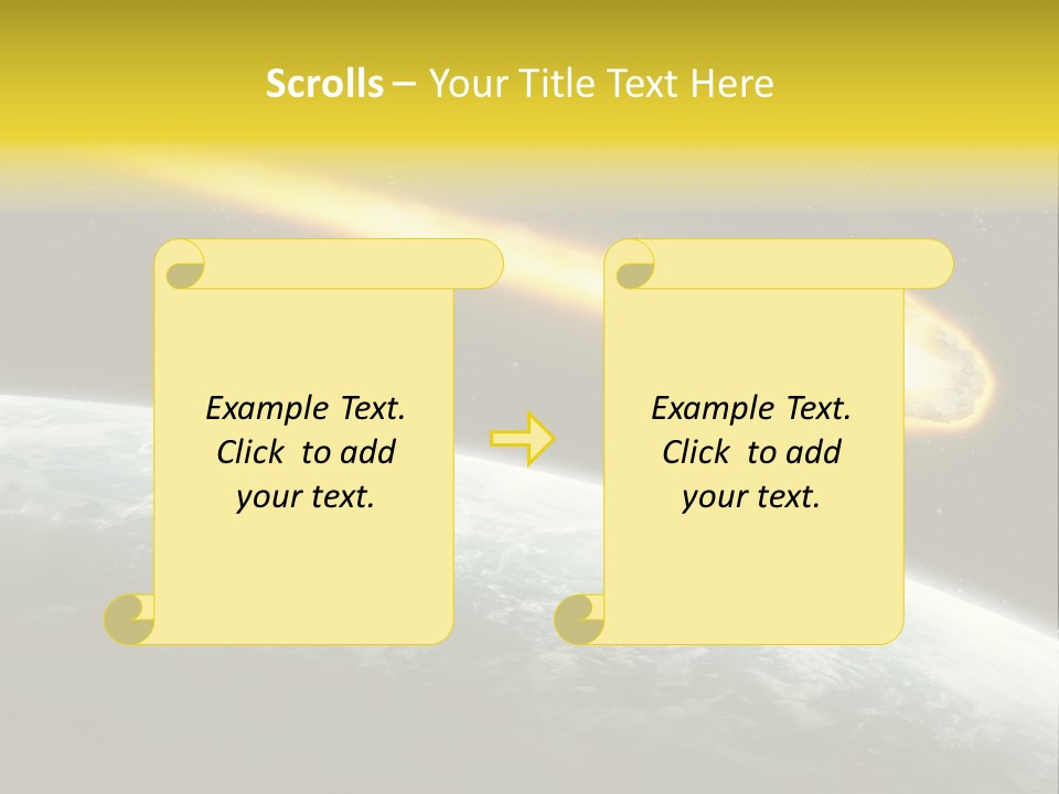 Danger Shower Fiction PowerPoint Template