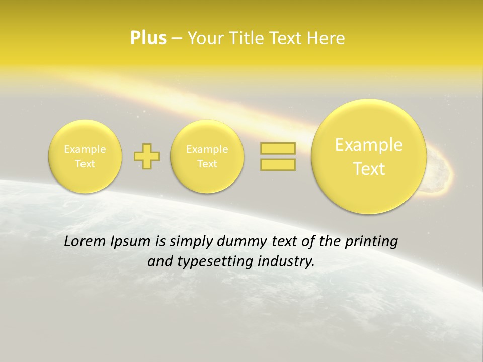 Danger Shower Fiction PowerPoint Template