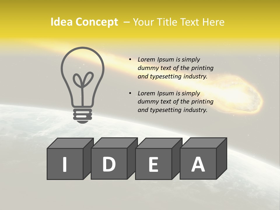 Danger Shower Fiction PowerPoint Template