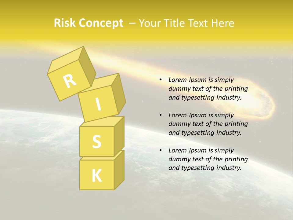 Danger Shower Fiction PowerPoint Template