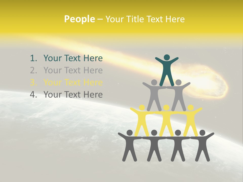 Danger Shower Fiction PowerPoint Template