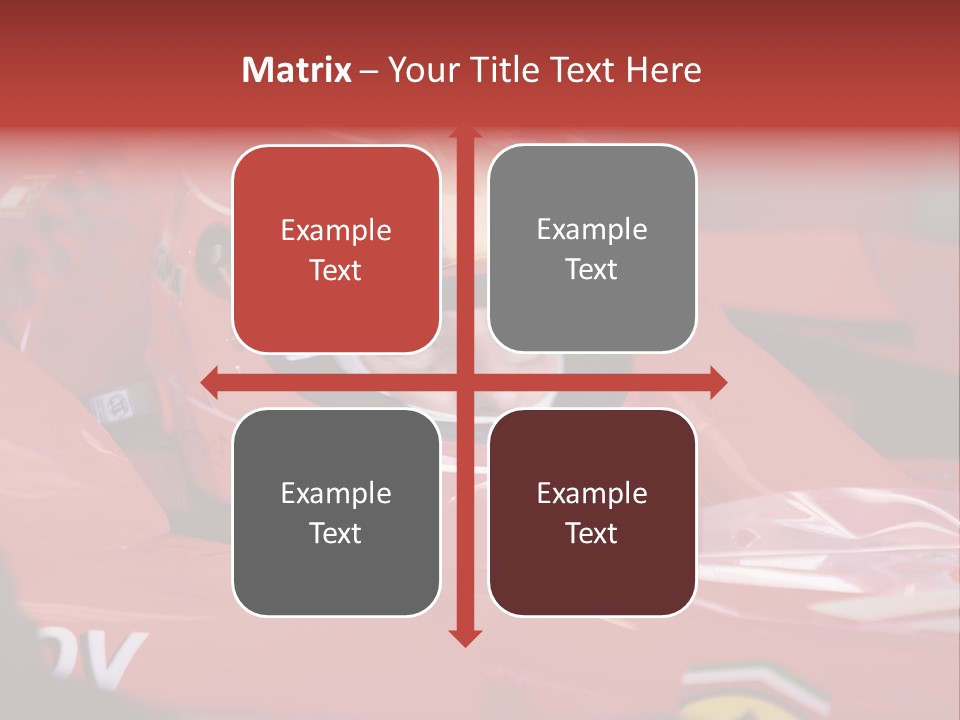 Turn Transportation Formula PowerPoint Template