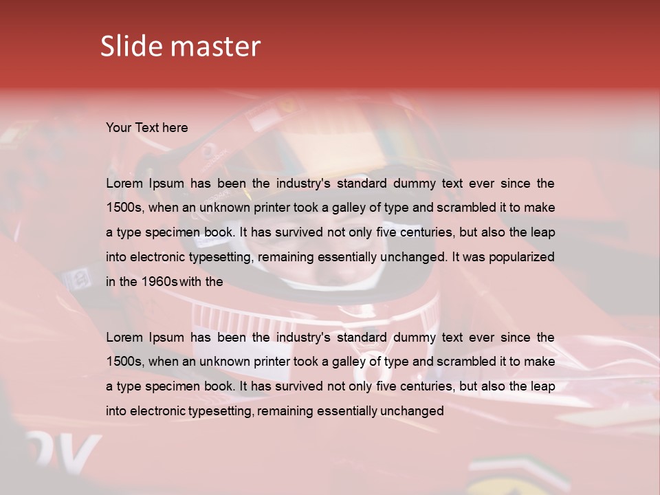 Turn Transportation Formula PowerPoint Template