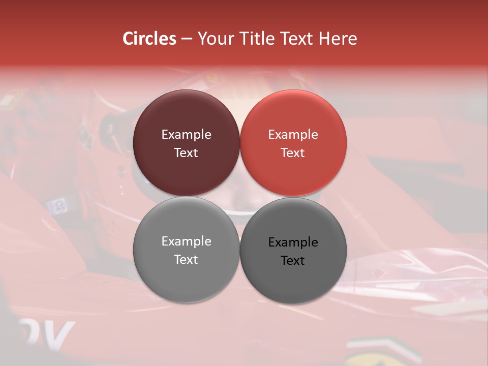 Turn Transportation Formula PowerPoint Template